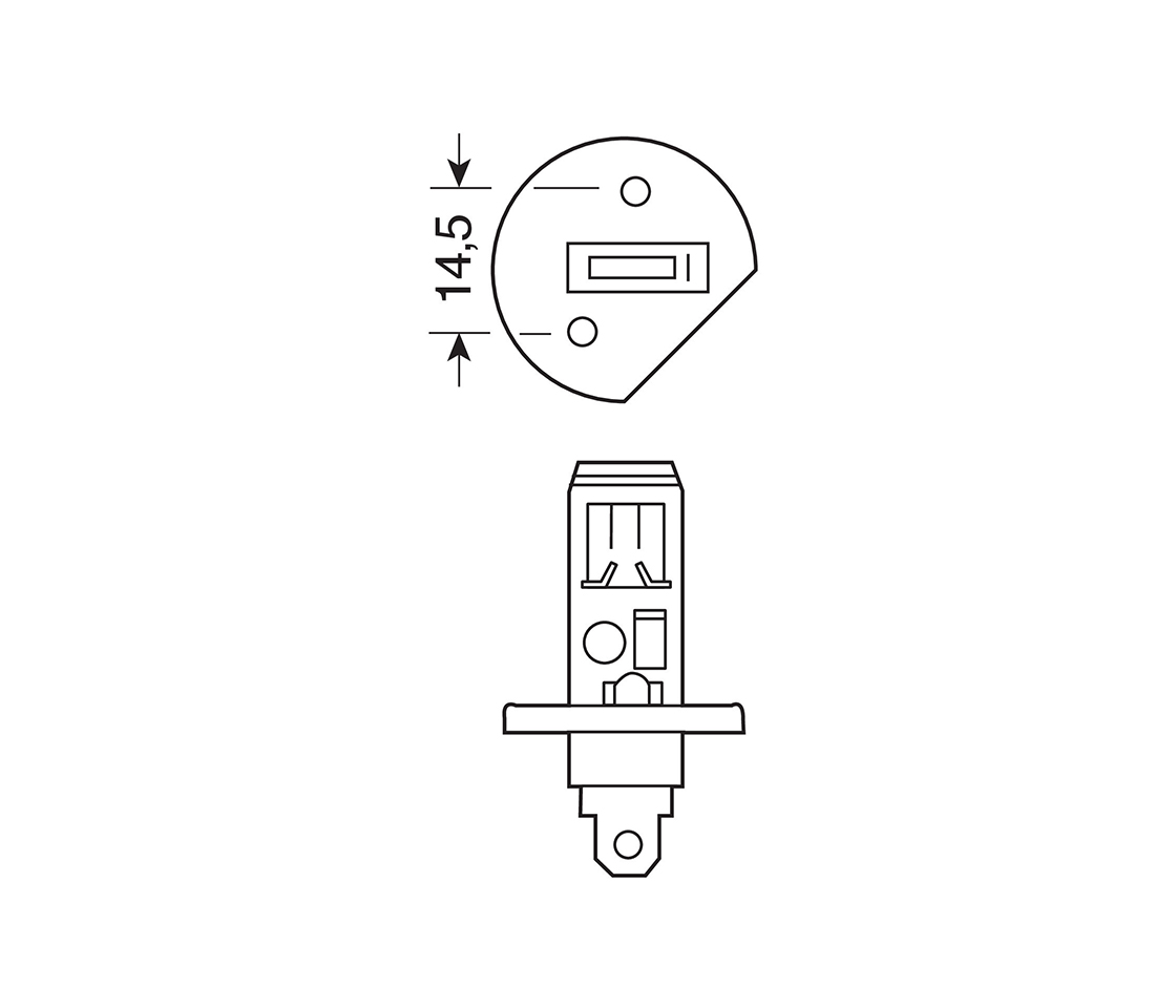 LAMPADA  H1 PLASMA XENON 12V 55W 4150K LAMPA