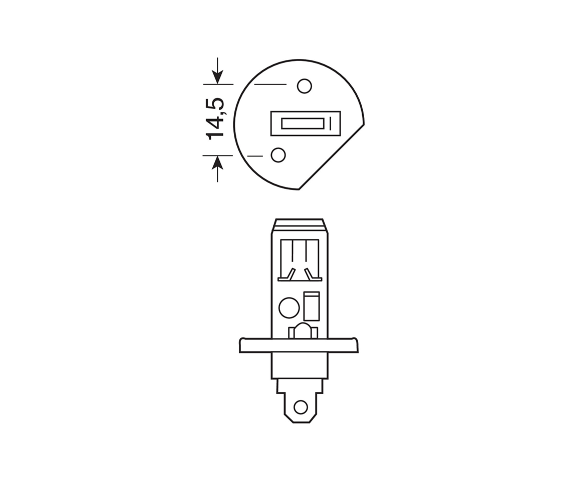 LAMPADA  H1 BLUE-XE 100W LAMPA