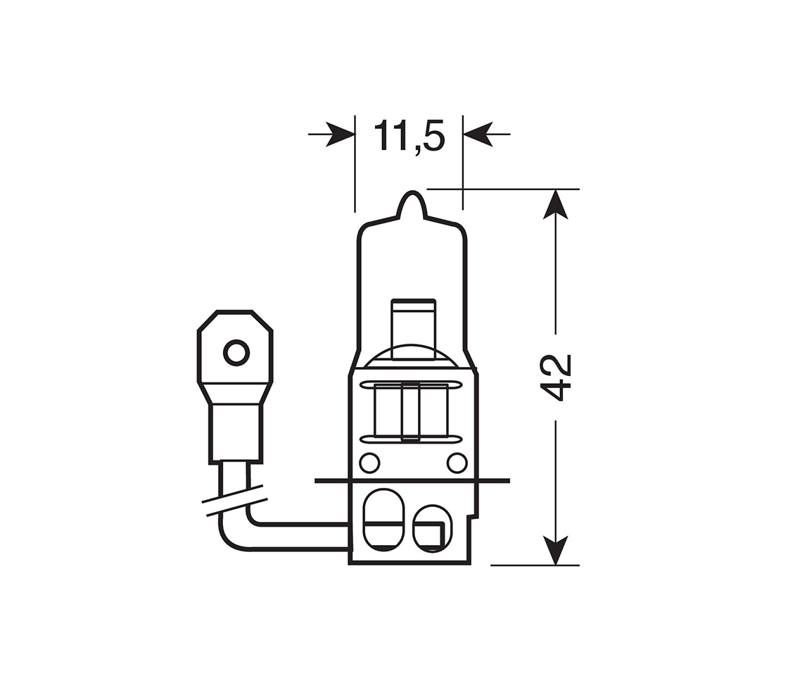 LAMPADA  H3 BLUE-XE 55W LAMPA