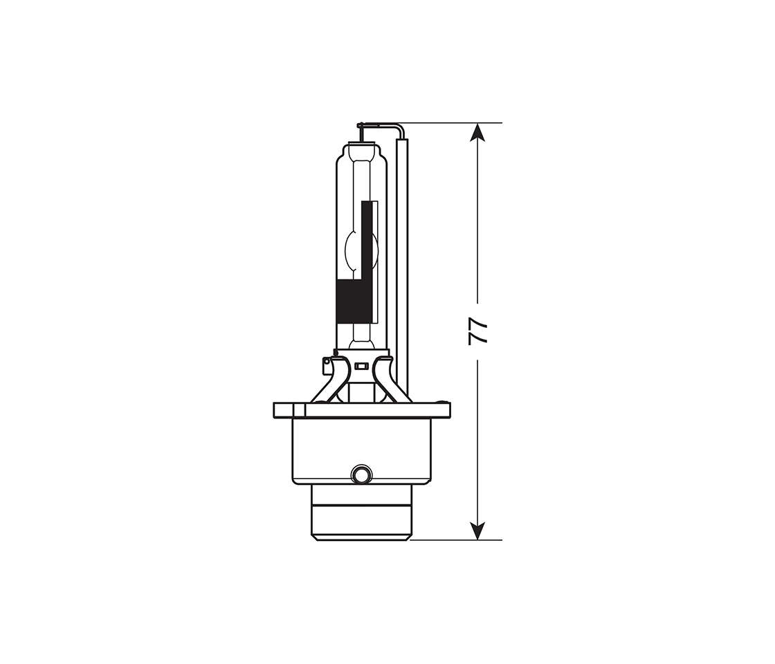 LAMPADA XENON D2R 5000K LAMPA