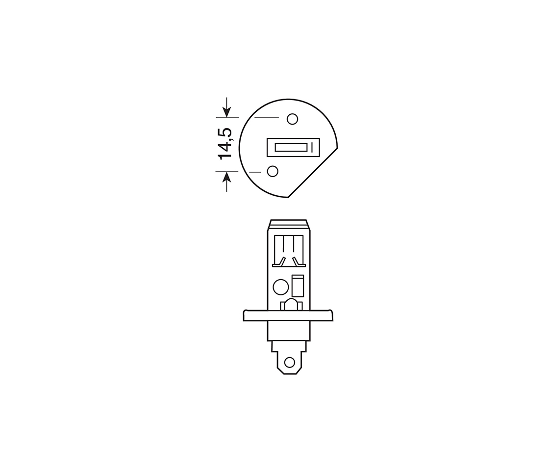 LAMPADA  H1 12V 100W ULTRA WHITE 5500K LAMPA