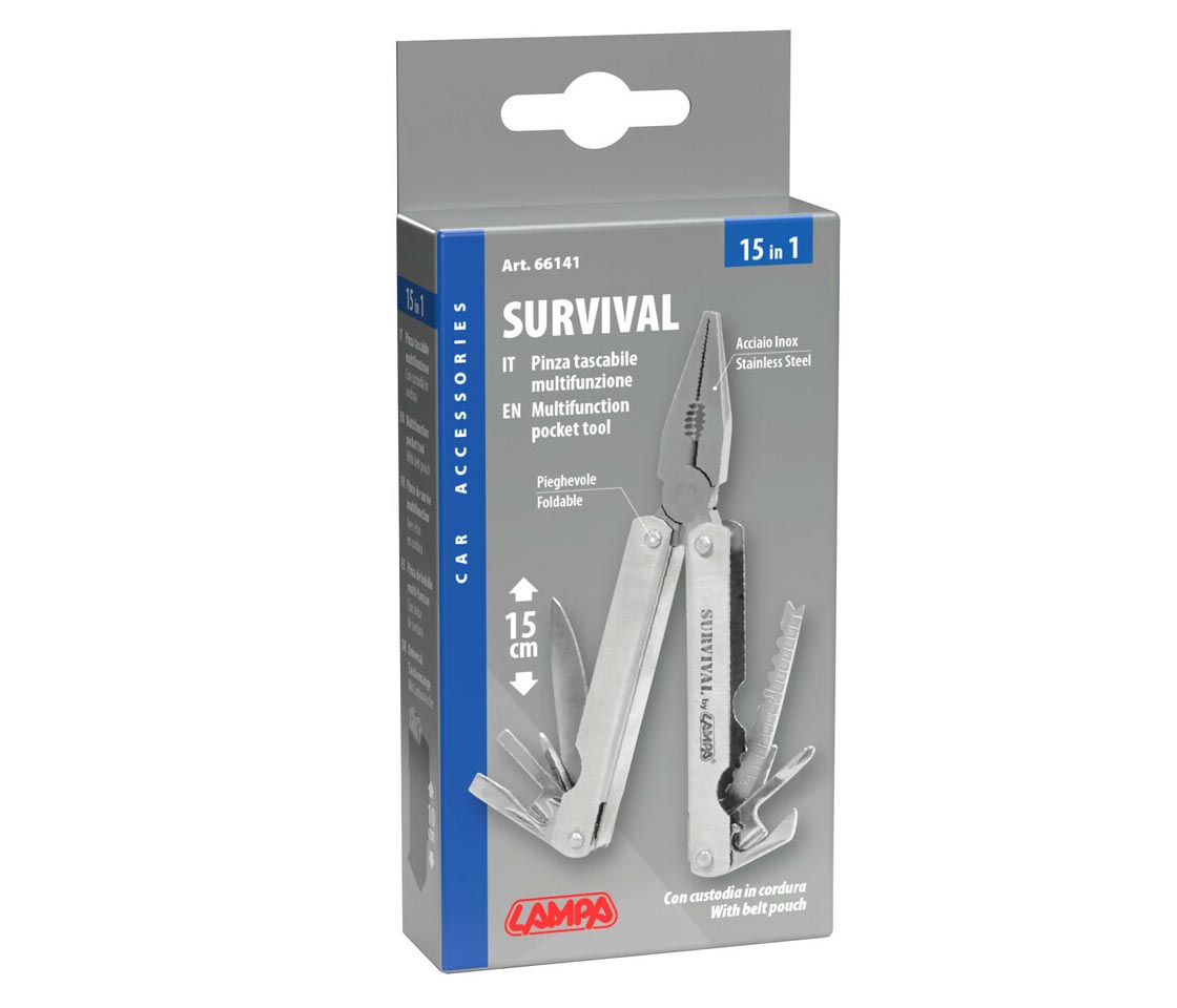 KIT SOBREVIVENCIA / FERRAMENTA MULTIFUNÇÕES 6