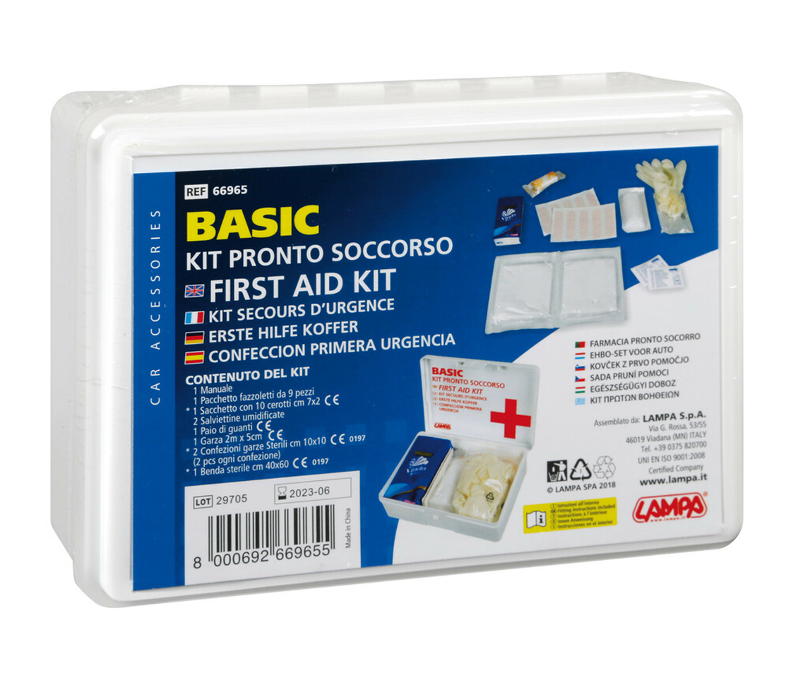 KIT PRIMEIROS SOCORROS BASIC 66965 LAMPA