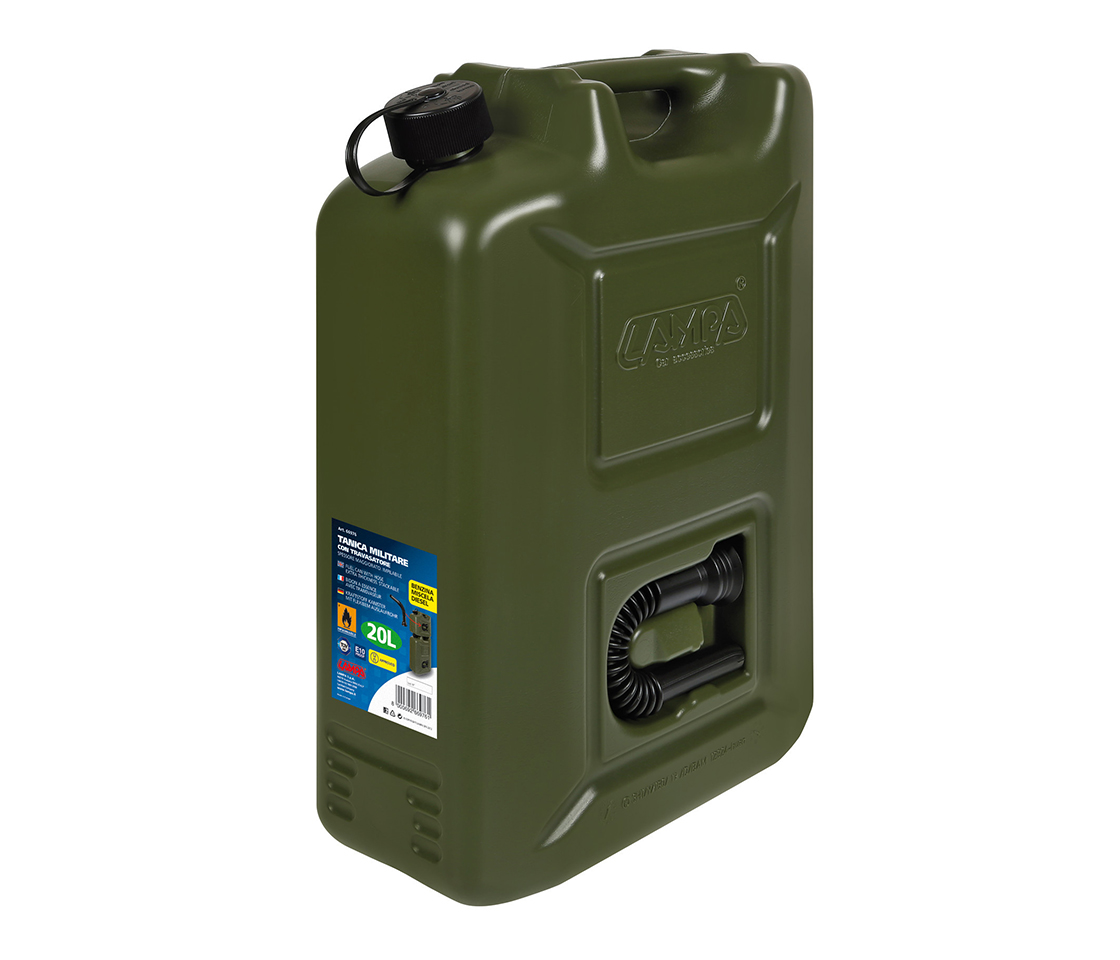 JERRYCAN TIPO MILITAR PLÁSTICO 20L 66976 LAMPA