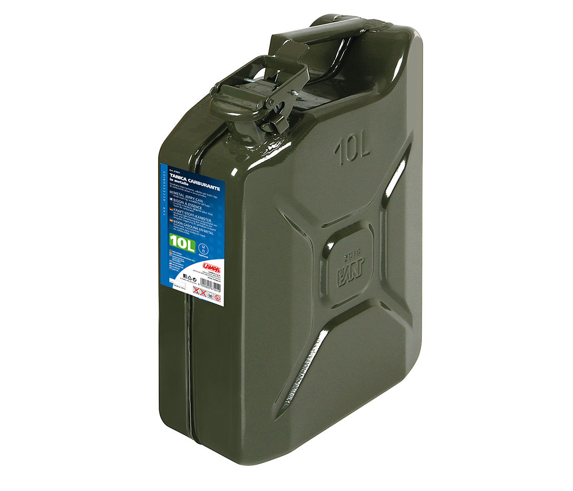 JERRYCAN TIPO MILITAR METALICO 10L 67001 LAMPA