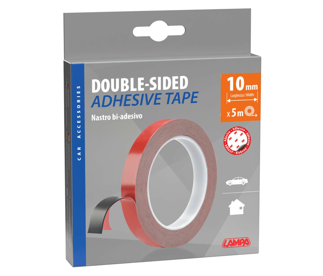 FITA COLA DUPLA FACE 10MM x 5M [ 3M ] LAMPA 70016