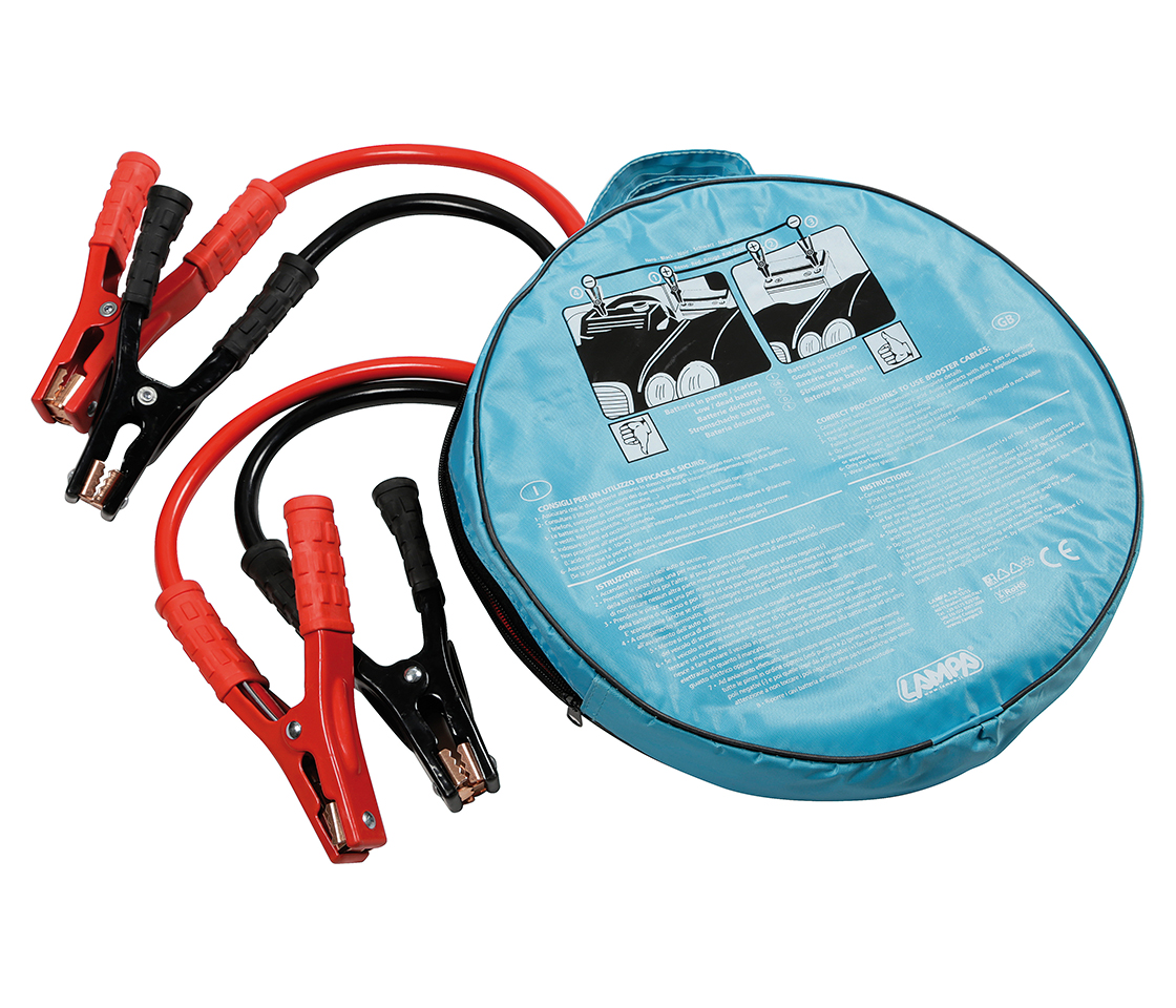 CABOS BATERIA / DESEMPANAGEM 12V 250CM 500AH 70123 LAMPA