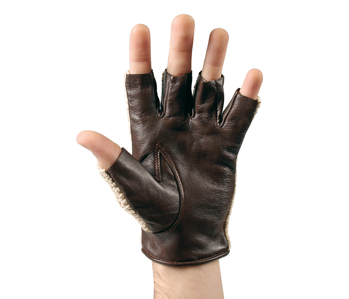 LUVAS PELE / RENDA CASTANHA M LAMPA