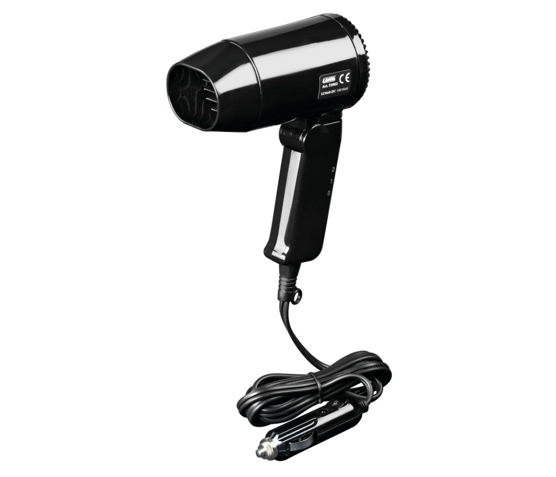 SECADOR E DESEMBACIADOR 12V 180W LIGAÇÃO AO ISQUEIRO LAMPA 72982