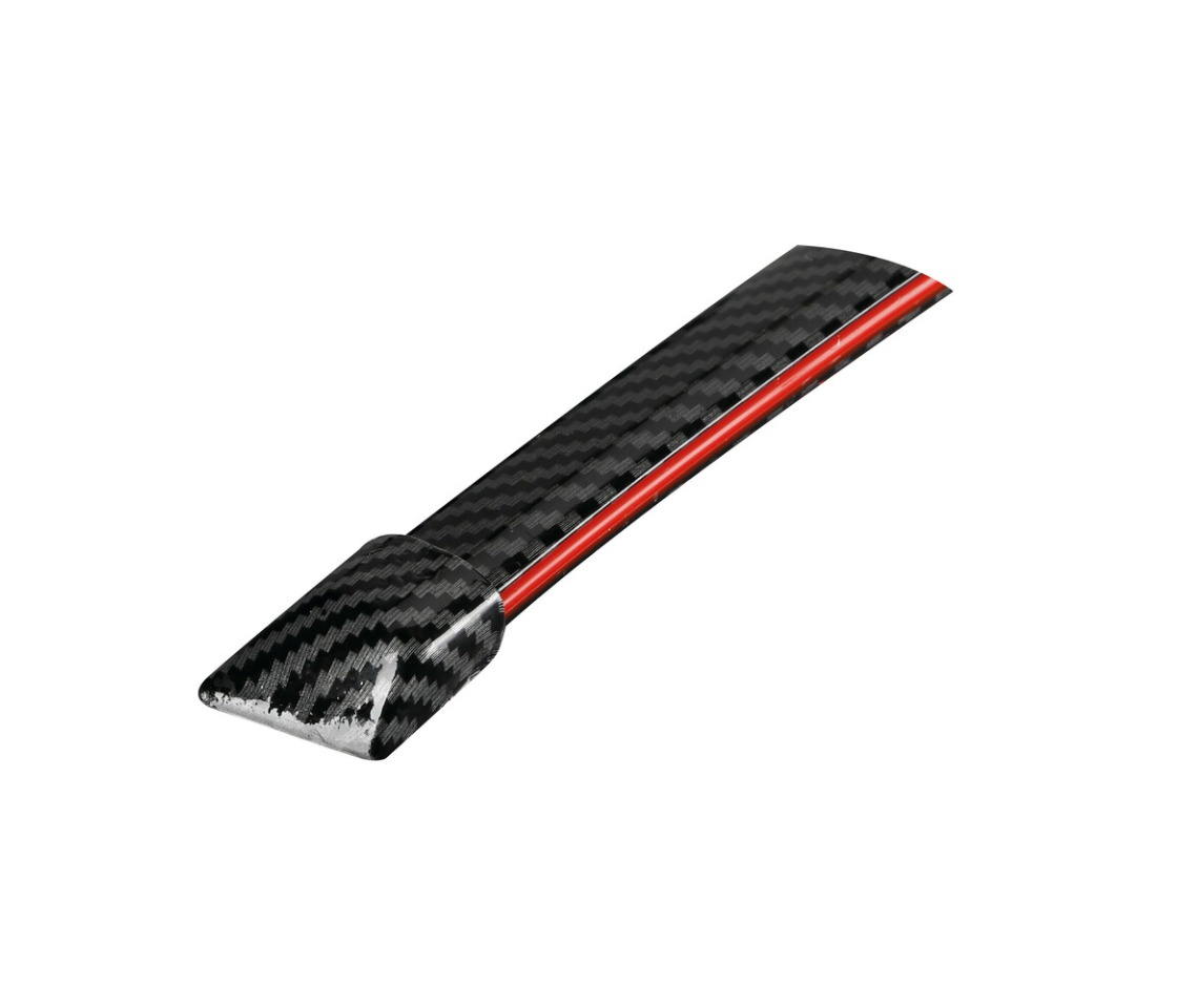 SPOILER CARBON LOOK ADESIVO COM LED VERMELHO 120CM - 12V LAMPA 73652