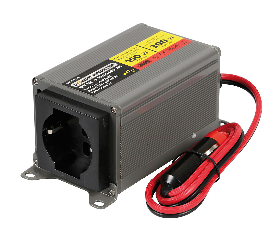 POWER INVERTER 12V MAX 150W 74511 LAMPA POWER INVERTER 12V MAX 150W 74511 LAMPA