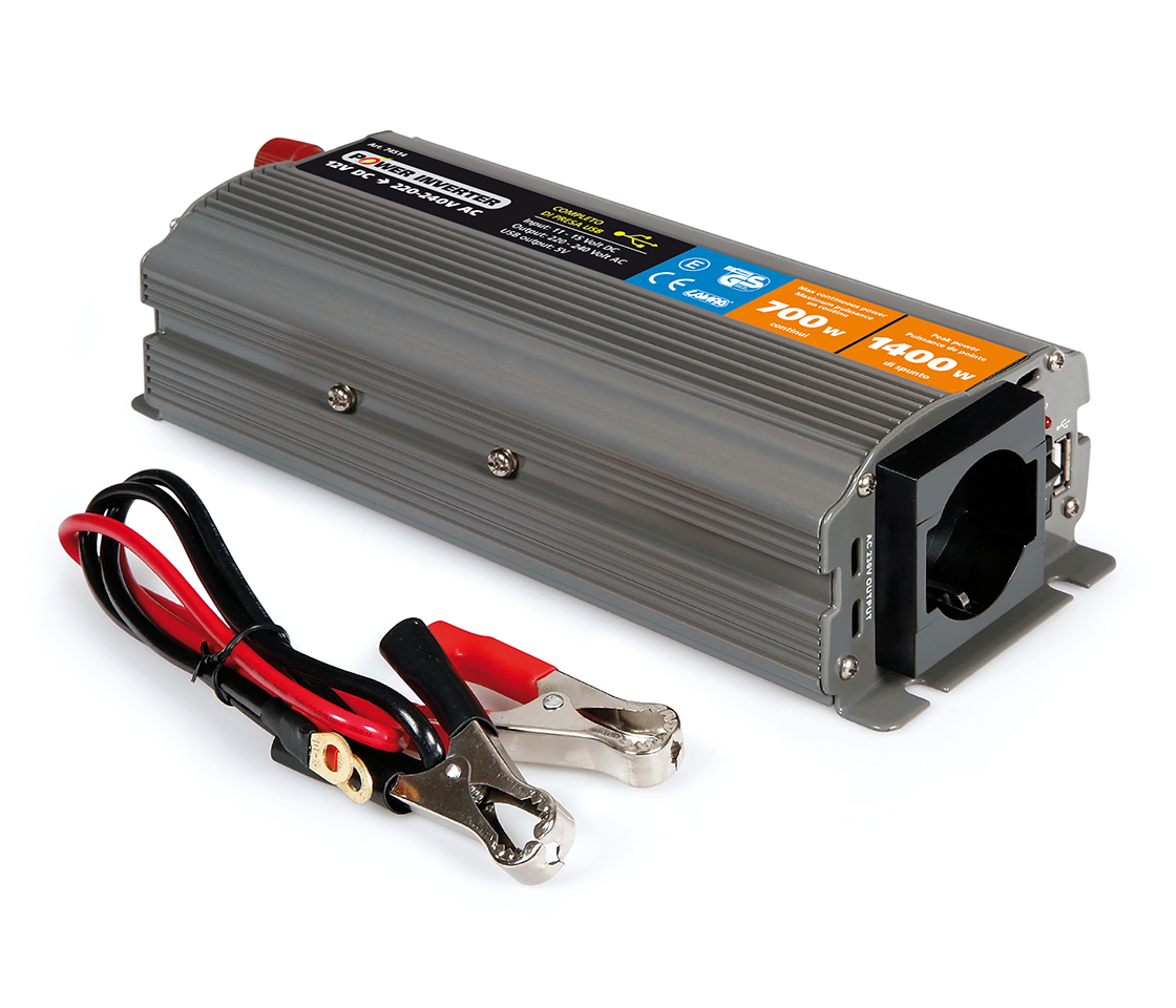 POWER INVERTER 12V 700W MAX1400W 74514 LAMPA POWER INVERTER 12V 700W MAX1400W 74514 LAMPA