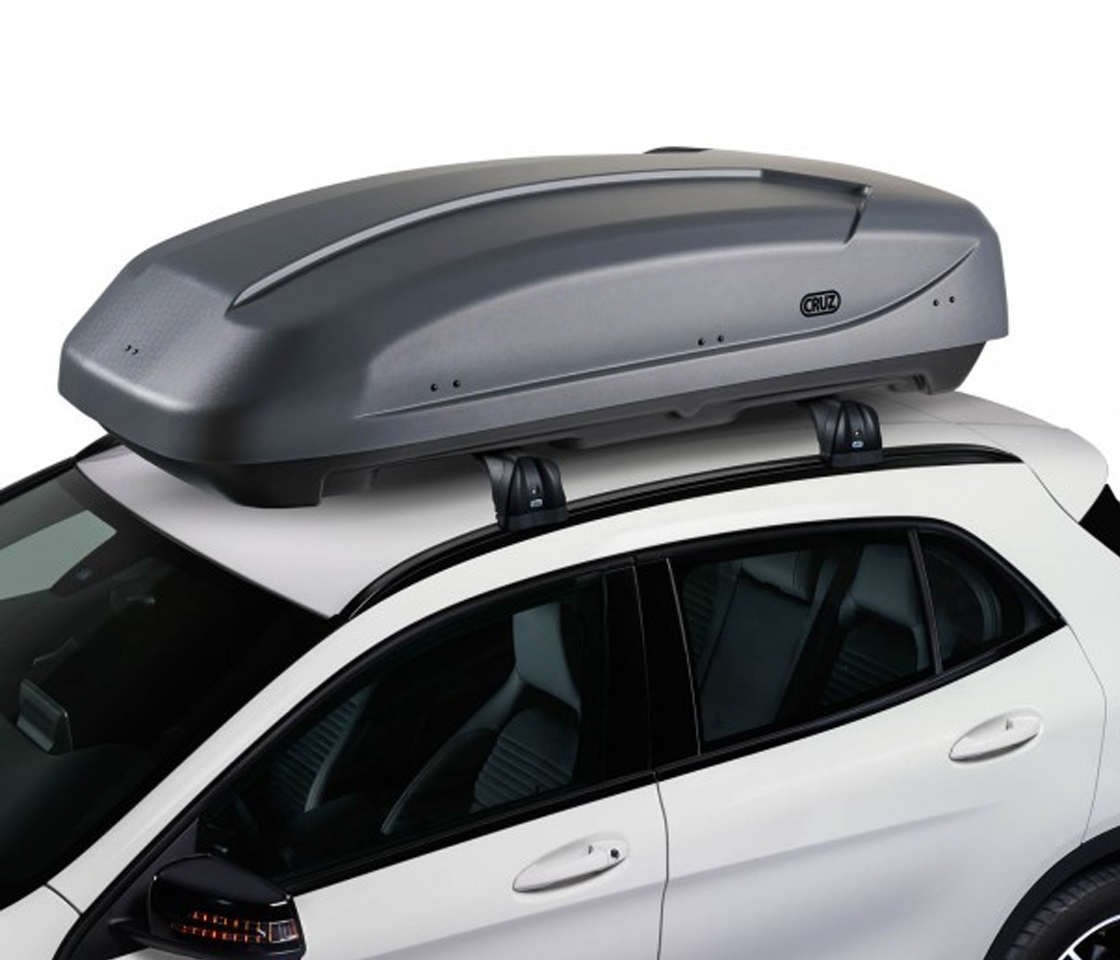 MALA/BAGAGEIRA/COFRE TEJADILHO 470L CRUZ PADDOCK CINZA MATE