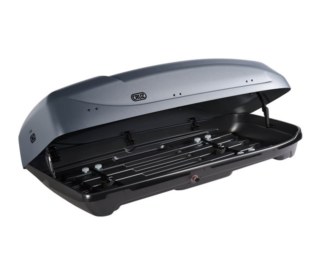 MALA/BAGAGEIRA/COFRE TEJADILHO 470L CRUZ PADDOCK CINZA MATE