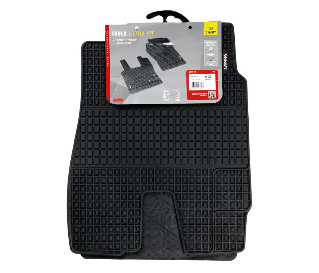 TAPETES BORRACHA ECO IVECO EUROCARGO 03» LAMPA 97326