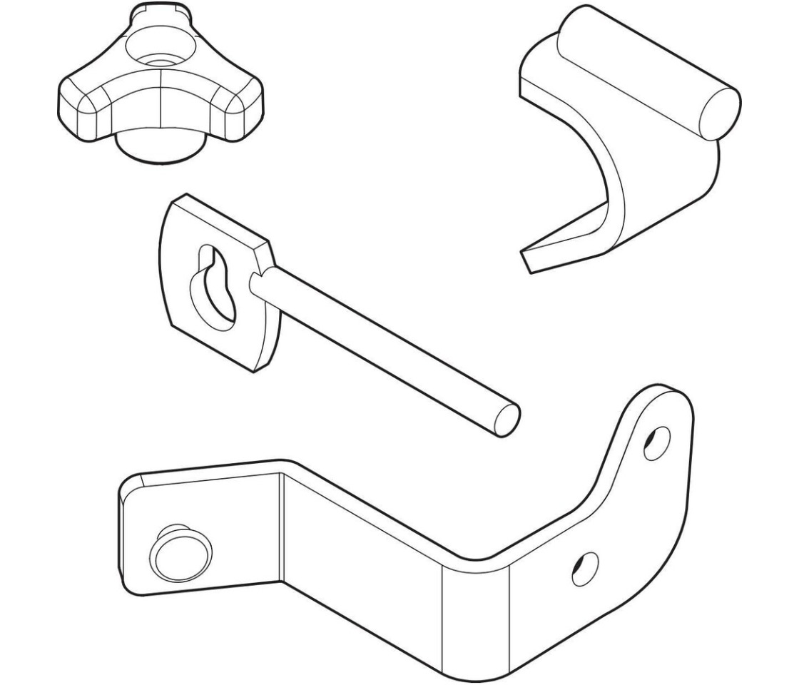 FECHOS PORTA ADICIONAIS PARA MERCEDES ACTROS MP5 / L PRO CABIN LAMPA 97939
