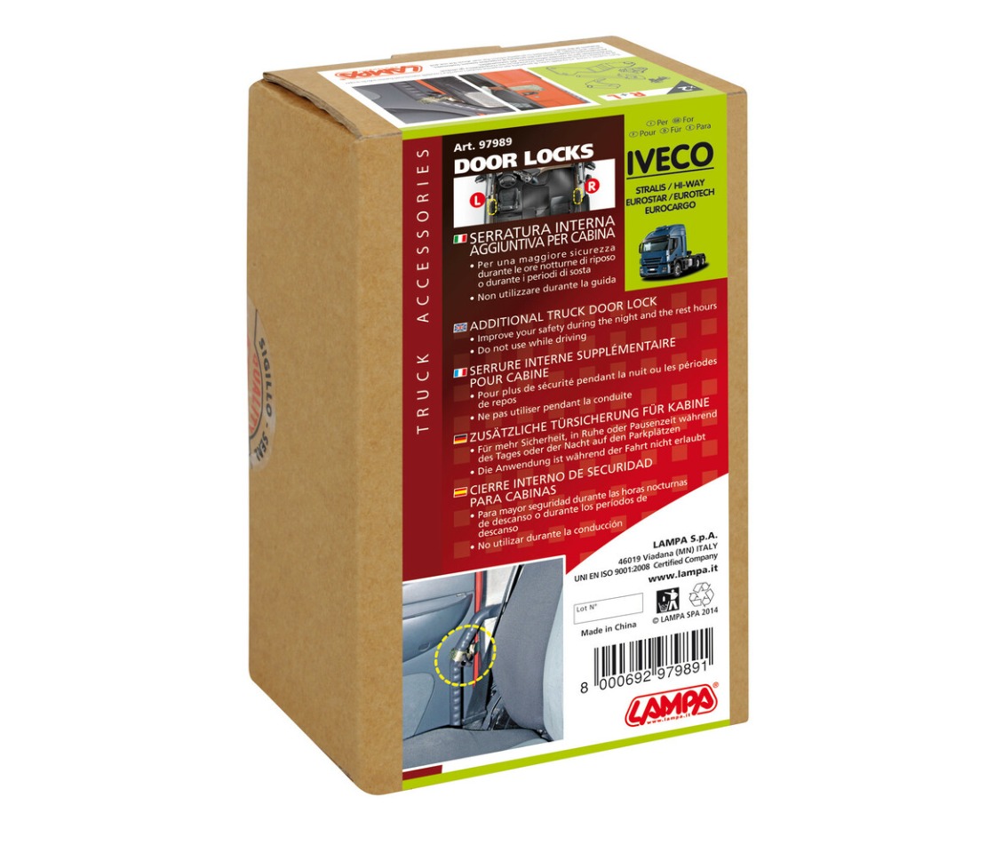 FECHOS PORTA ADICIONAIS PARA IVECO EUROCARGO / EUROSTAR / STRALIS LAMPA 97989