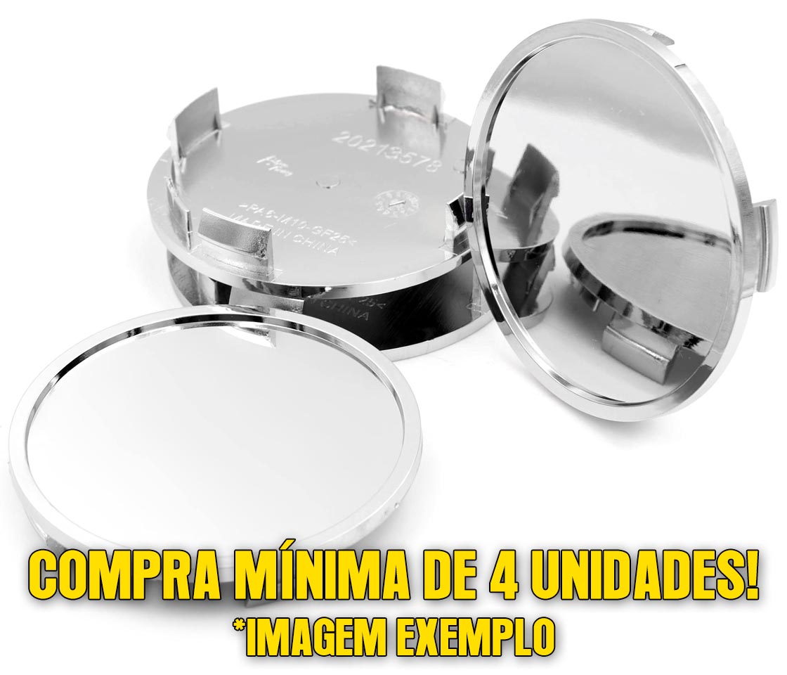 TAMPA CENTRO JANTE PLÁSTICA C42.0 CROMADA