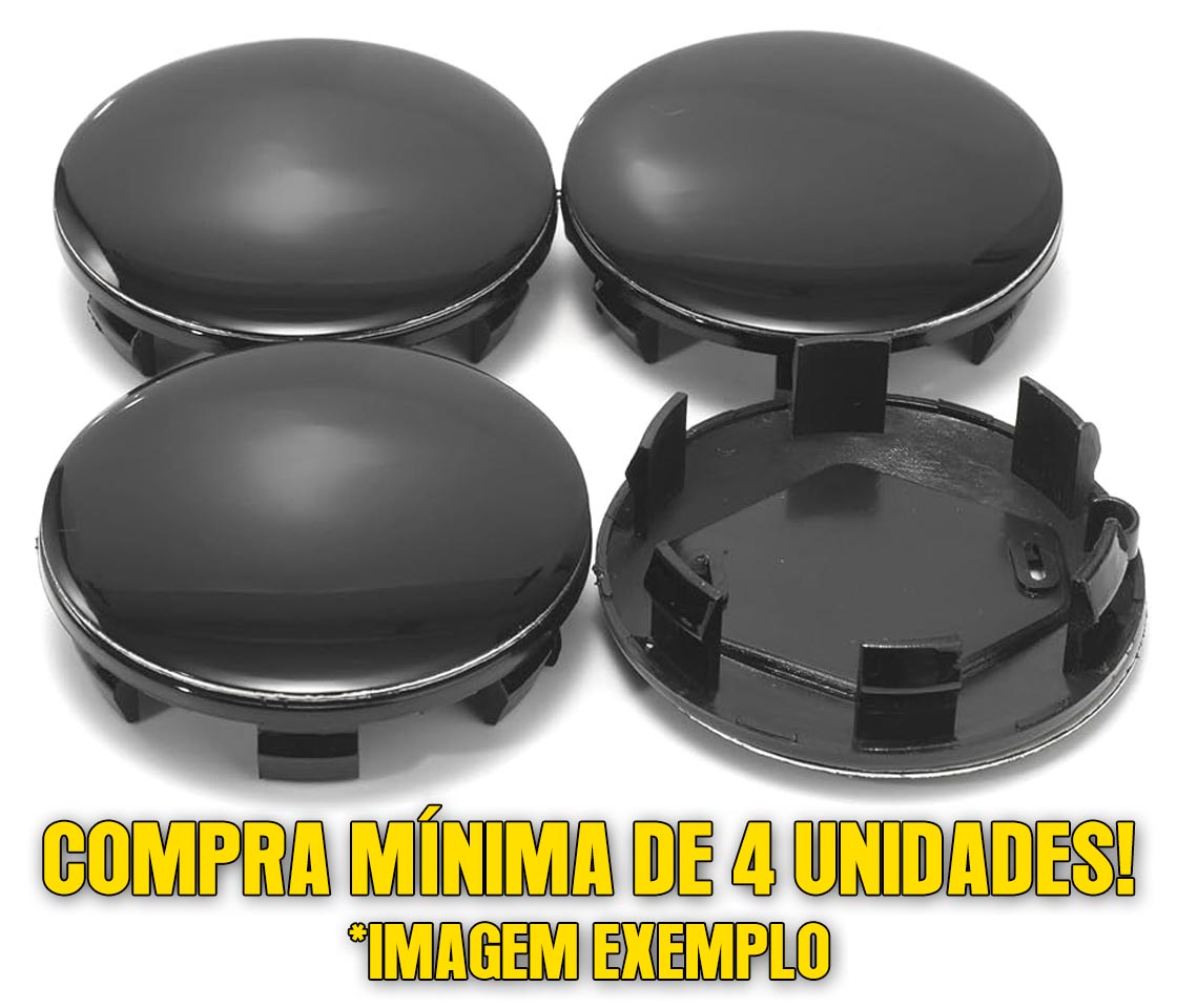 TAMPA CENTRO JANTE PLÁSTICA C42.0 PRETA FIAT