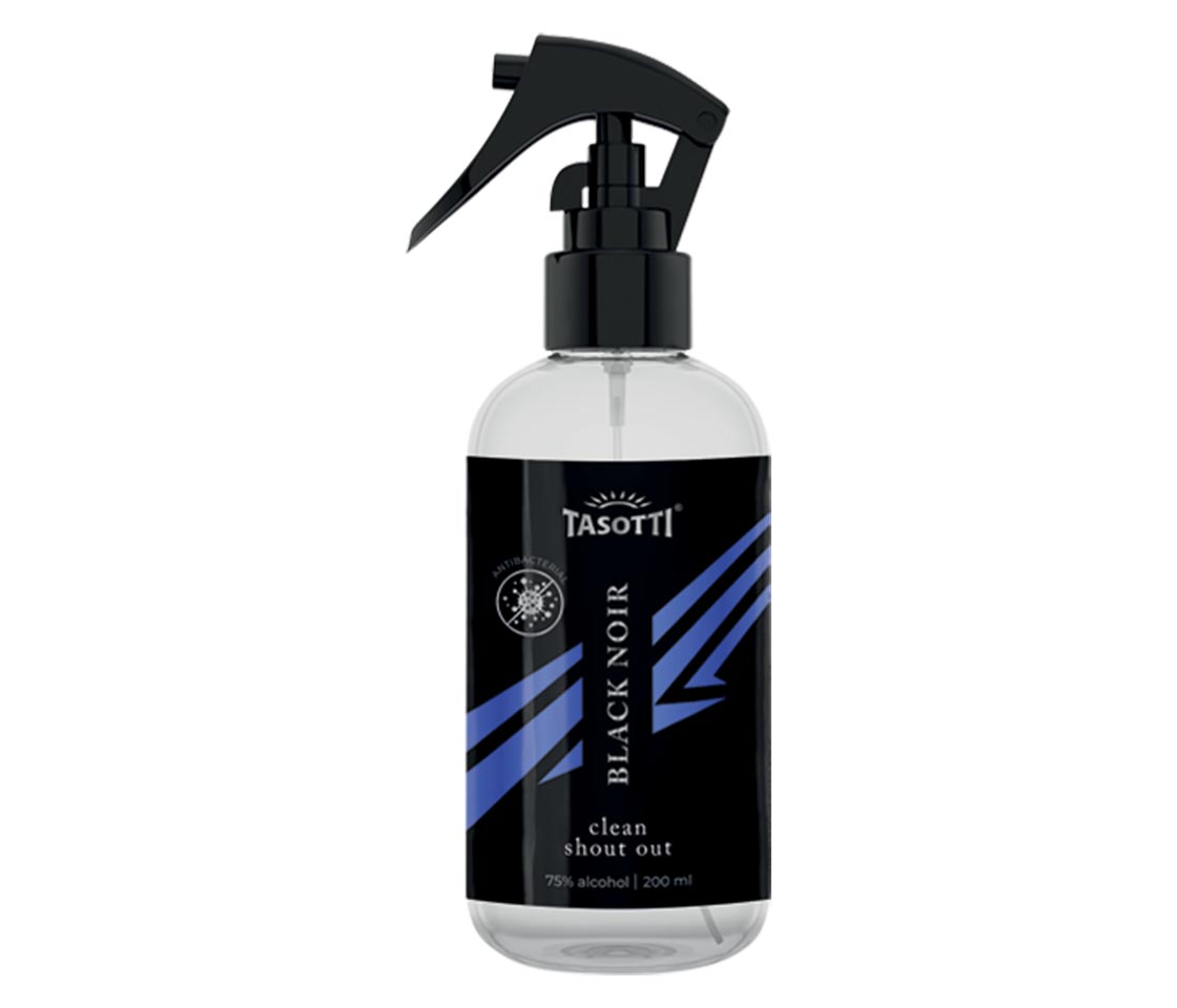 AMBIENTADOR TASOTTI SPRAY CLEAN SHOUT BLACK NOIR PARA CARRO & CASA AMBIENTADOR TASOTTI SPRAY CLEAN SHOUT BLACK NOIR PARA CARRO & CASA